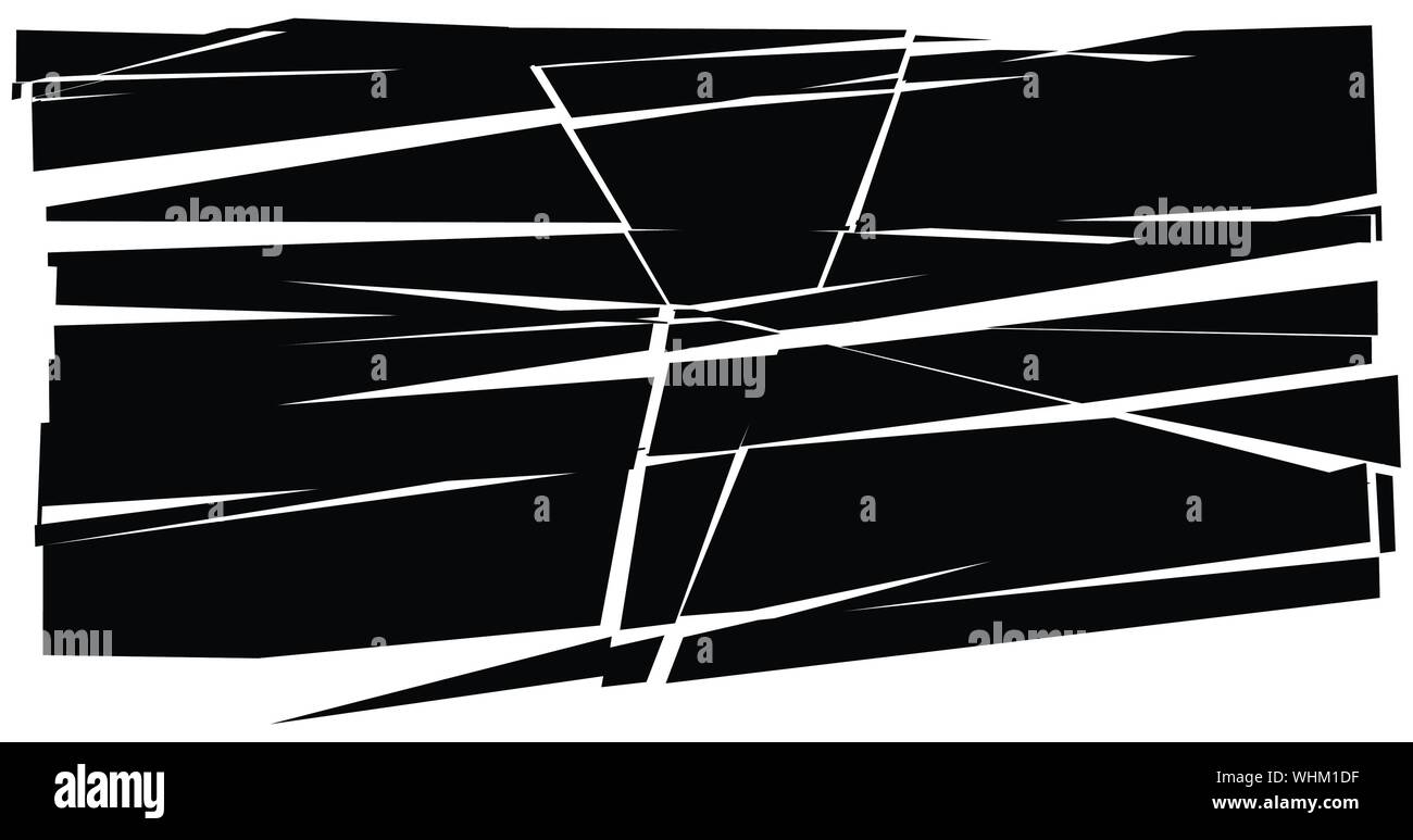 Facture, élément de crack. Shatter, casse de la texture de la surface. Grungy design. La pourriture, éclats burst illustration Illustration de Vecteur