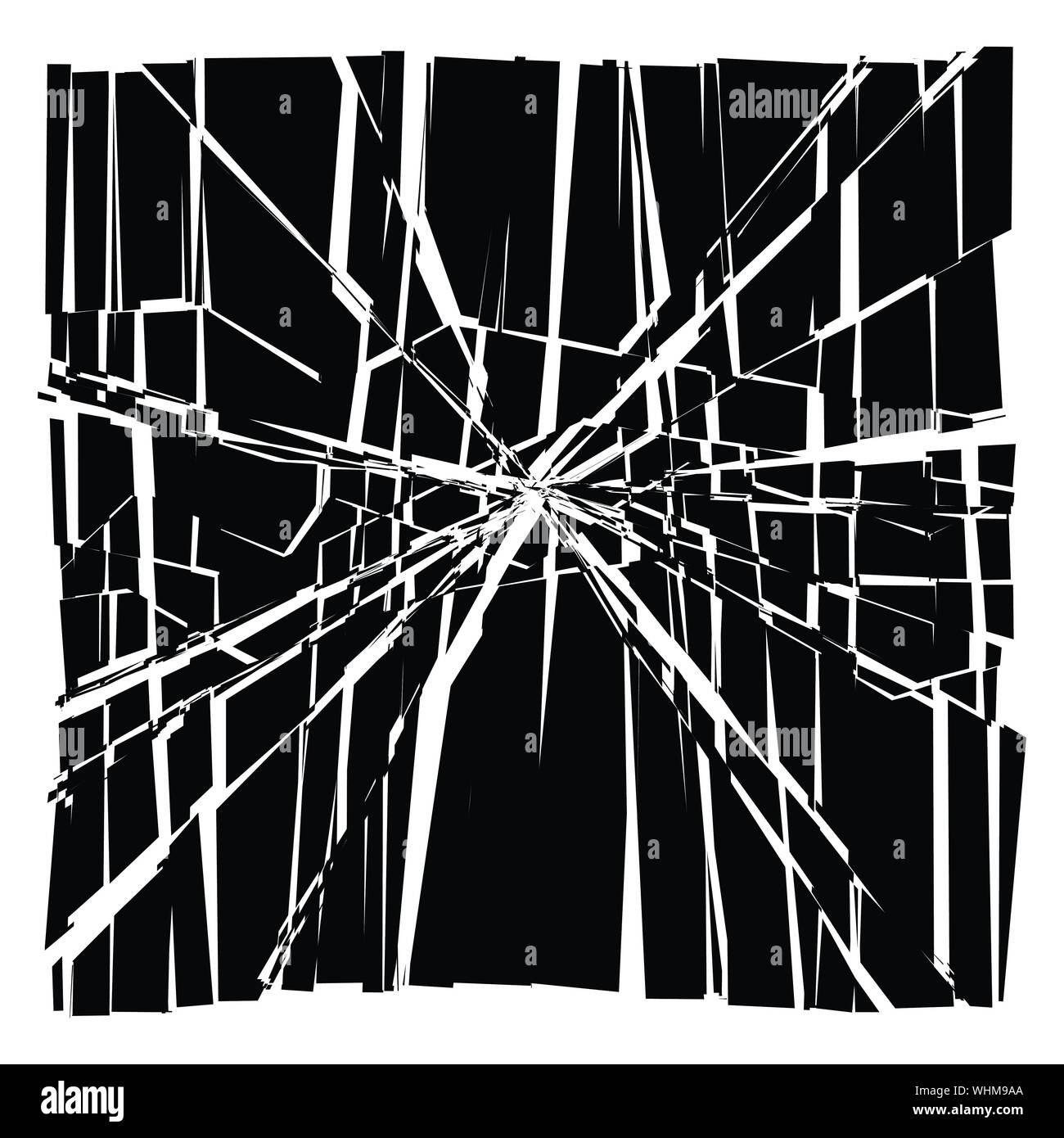 Facture, élément de crack. Shatter, casse de la texture de la surface. Grungy design. La pourriture, éclats burst illustration Illustration de Vecteur