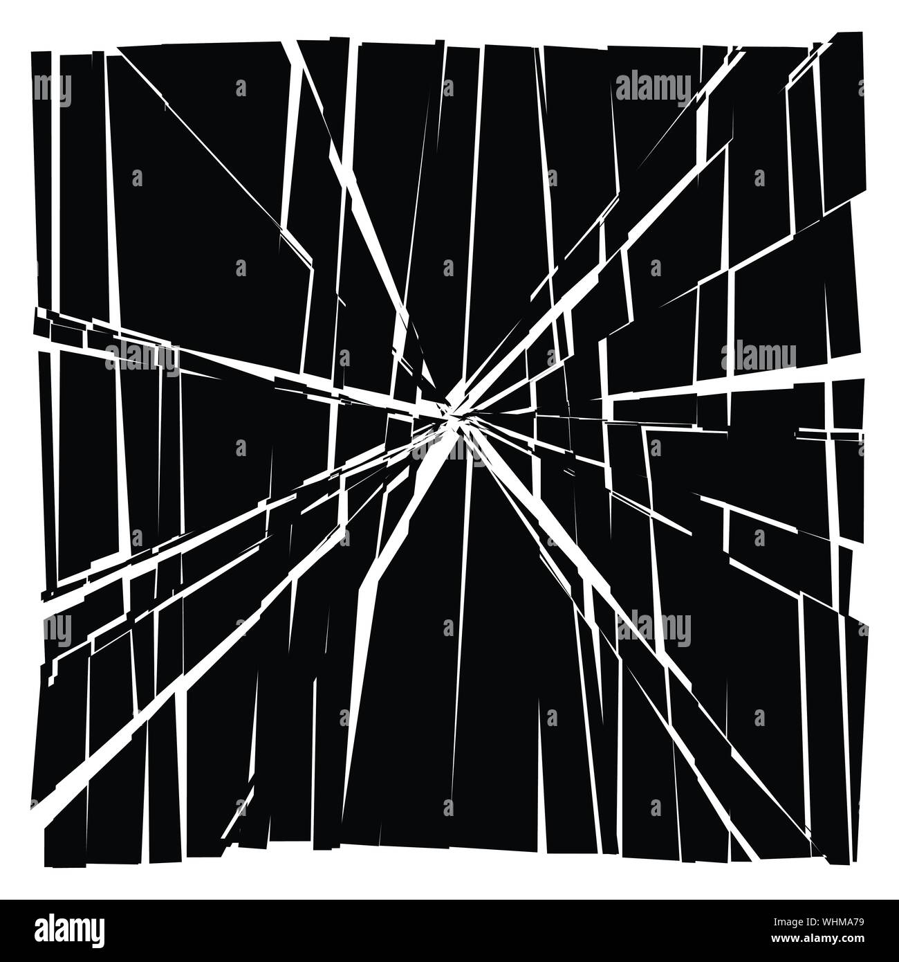 Facture, élément de crack. Shatter, casse de la texture de la surface. Grungy design. La pourriture, éclats burst illustration Illustration de Vecteur