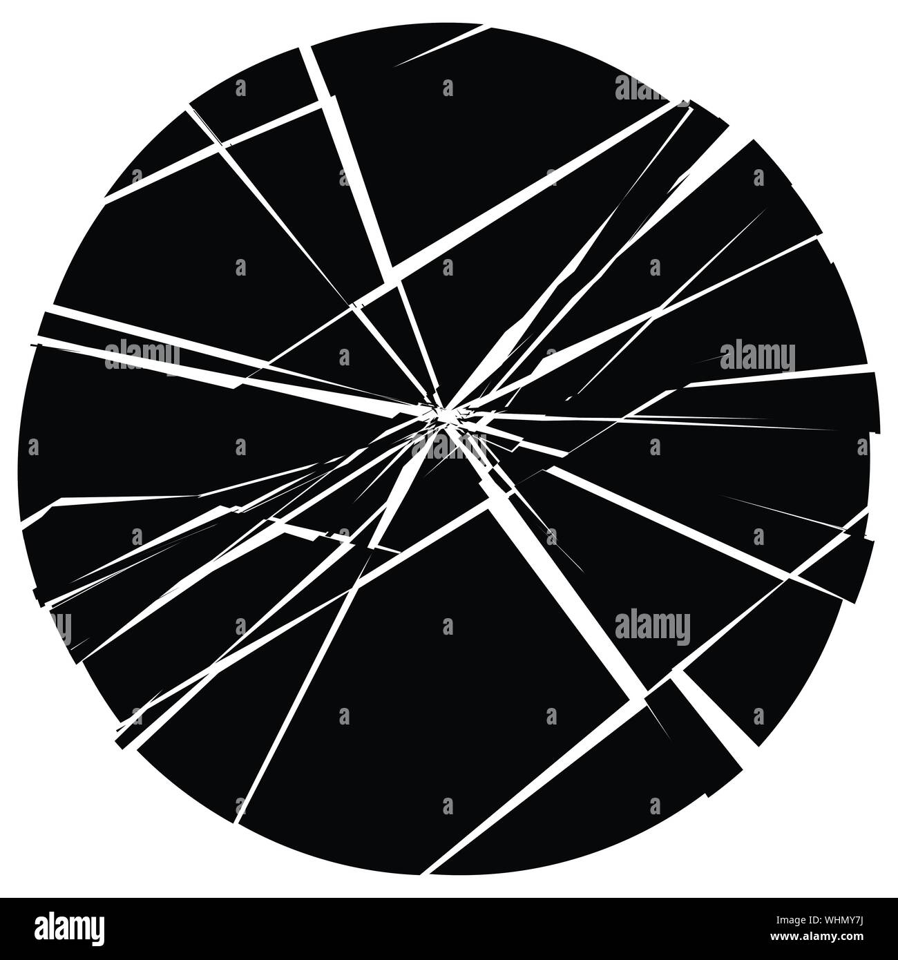 Facture, élément de crack. Shatter, casse de la texture de la surface. Grungy design. La pourriture, éclats burst illustration Illustration de Vecteur