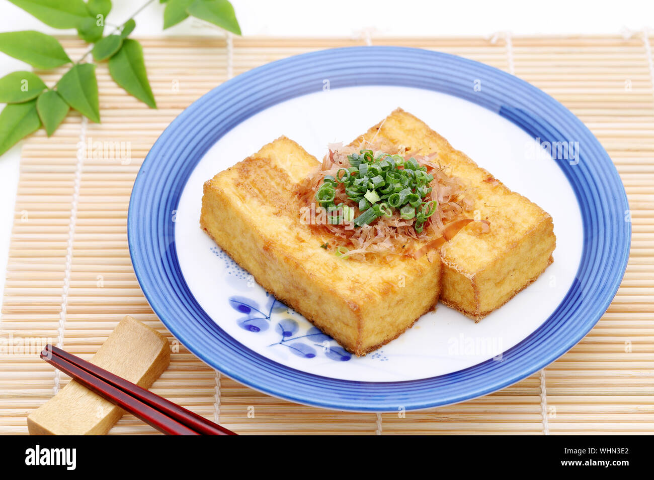 La nourriture japonaise, l'âge de la cuisine au tofu Banque D'Images