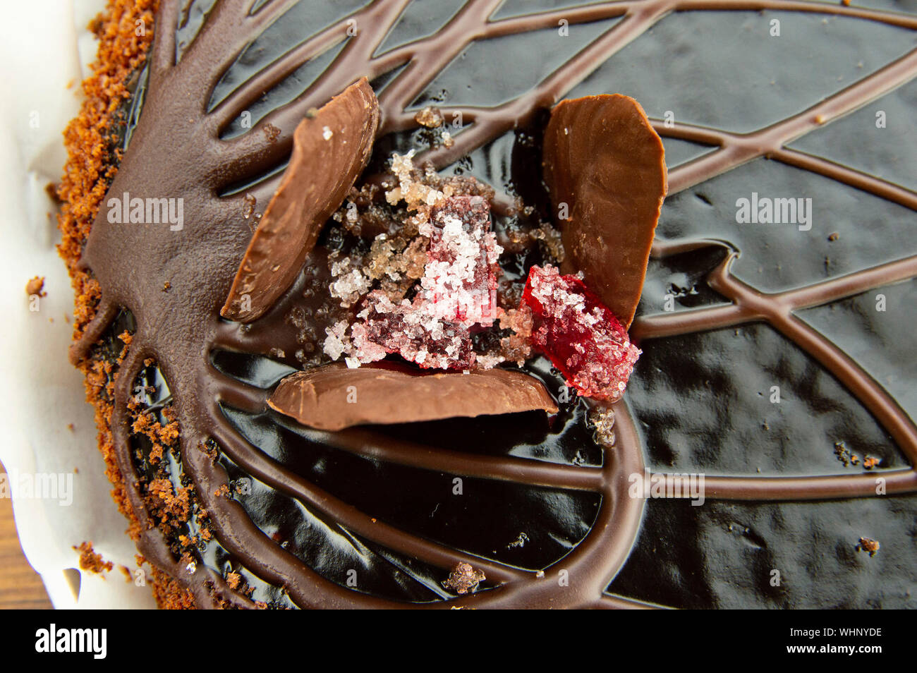 Chocolate Ice Cream Cake Beautiful Banque D Image Et Photos Alamy