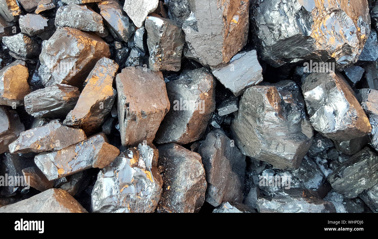 Le charbon anthracite pour combustible Banque D'Images