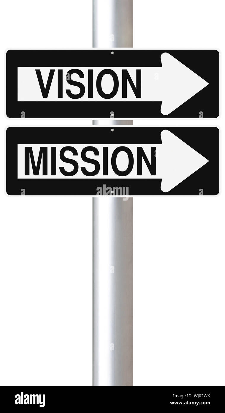 Vision et Mission Banque D'Images