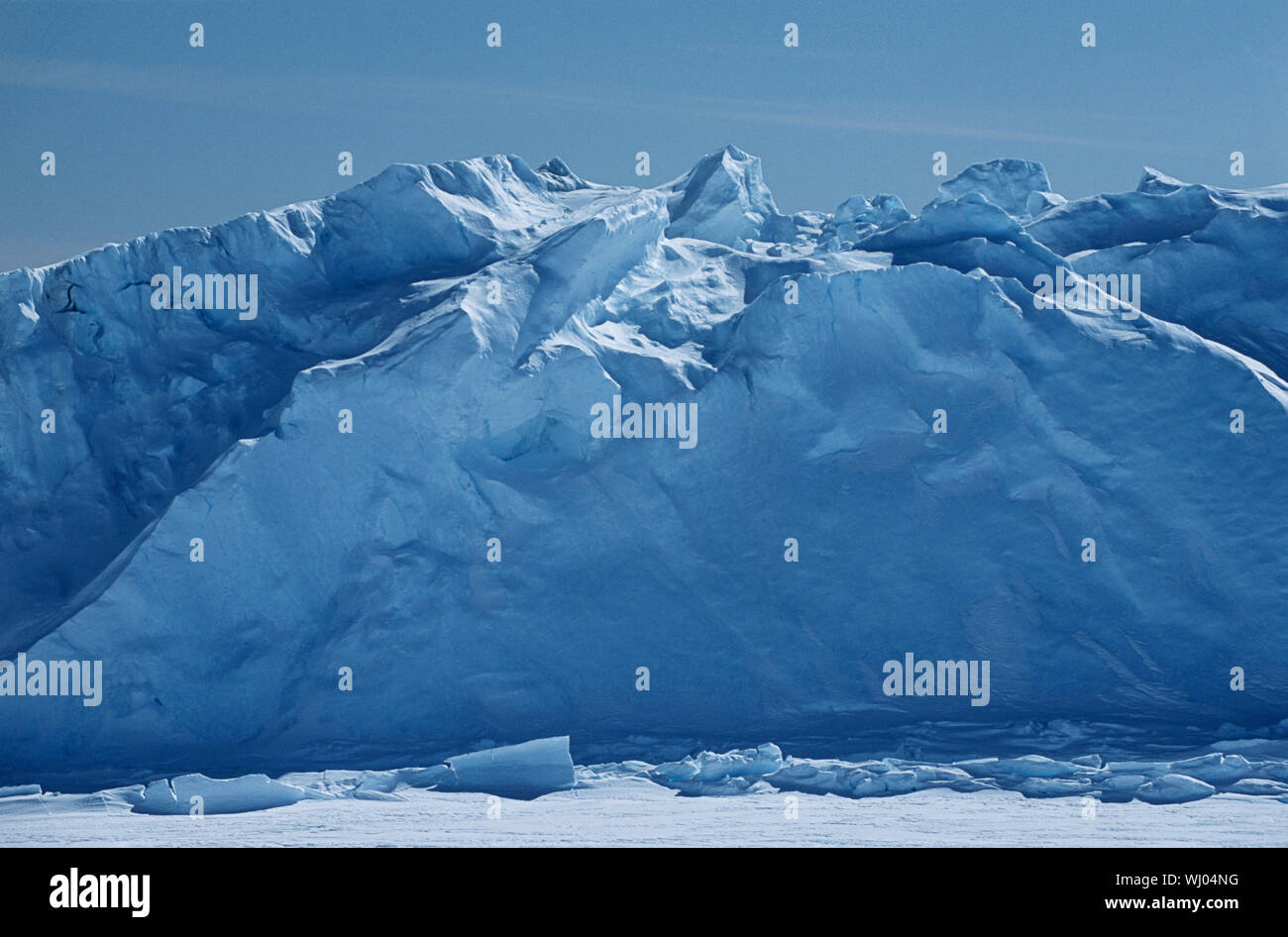 L'antarctique, mer de Weddell, Riiser Larsen Ice Shelf Banque D'Images