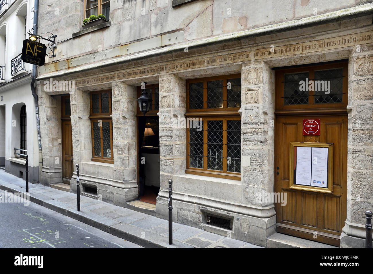 Nicolas Flamel's house - Paris - France Banque D'Images