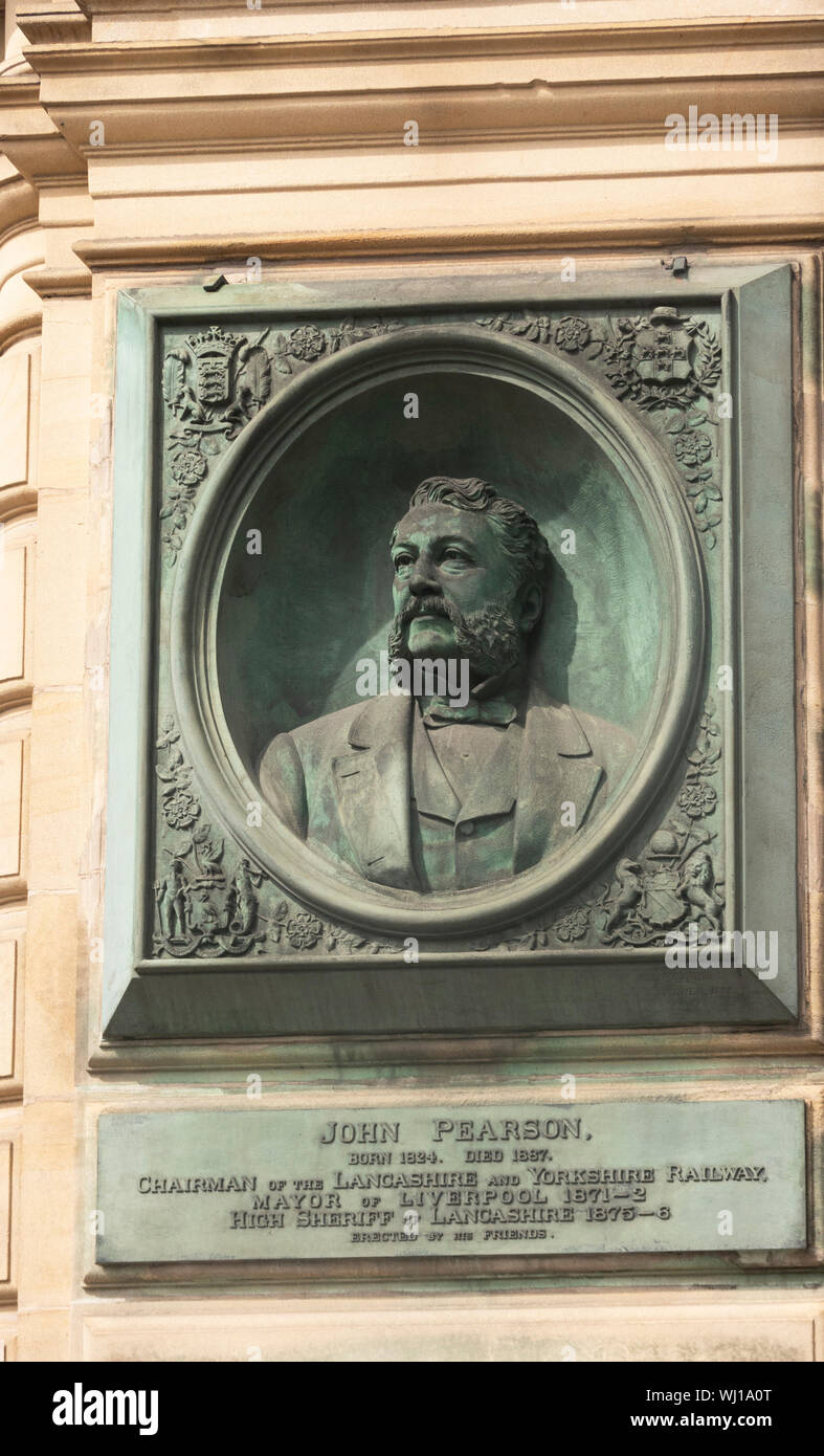 John Pearson Memorial à Liverpool Banque D'Images