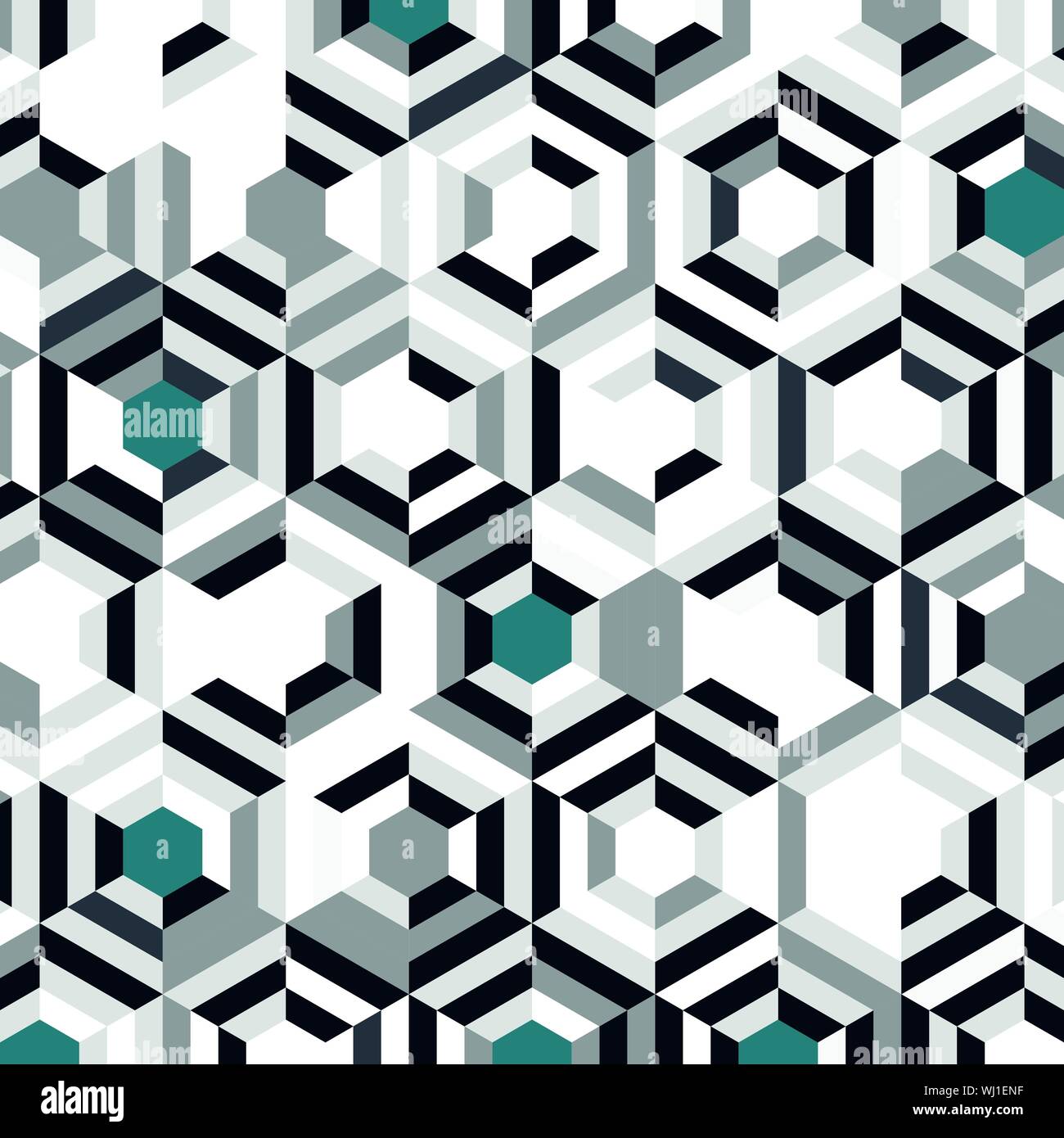 Abstract blue pattern design hexagonal couleur de décoration minimaliste arrière-plan. Vous pouvez utiliser pour votre annonce, affiches, illustrations, conception du modèle vecteur illustration. Illustration de Vecteur