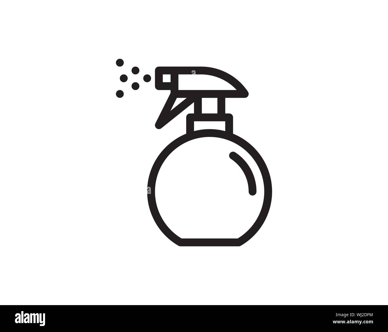 ฺBottle - Vector vecteur icône de pulvérisation Illustration de Vecteur