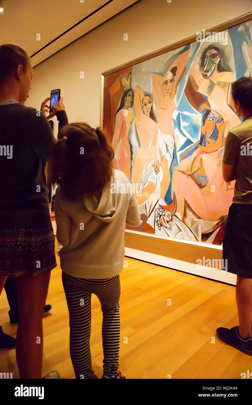 Peinture de Pablo Picasso au MoMA de New York Banque D'Images