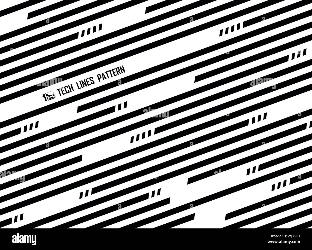 Abstract black line pattern design arrière-plan. Vous pouvez utiliser pour votre annonce, affiches, illustrations, conception de modèles vectoriels EPS10 illustration. Illustration de Vecteur