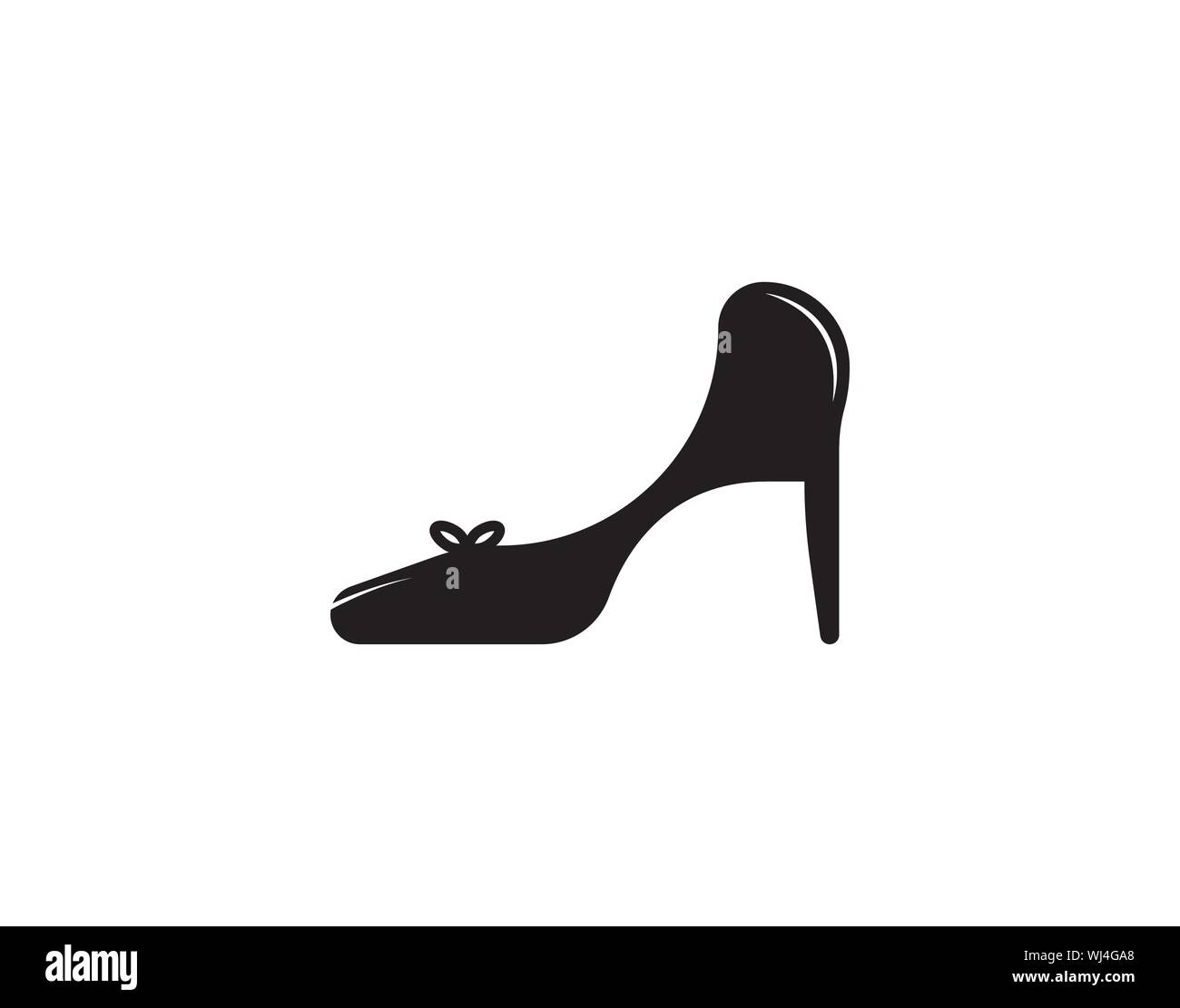 Chaussures femme - icône vecteur Vector Illustration de Vecteur