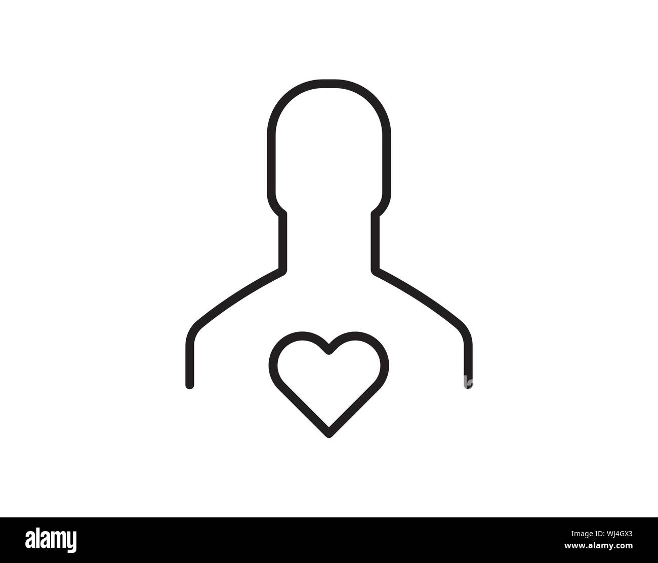 Icône vecteur favori de l'utilisateur. télévision design préféré de l'utilisateur. Favoris de l'utilisateur pour l'illustration graphique - Vector - Vector Illustration de Vecteur