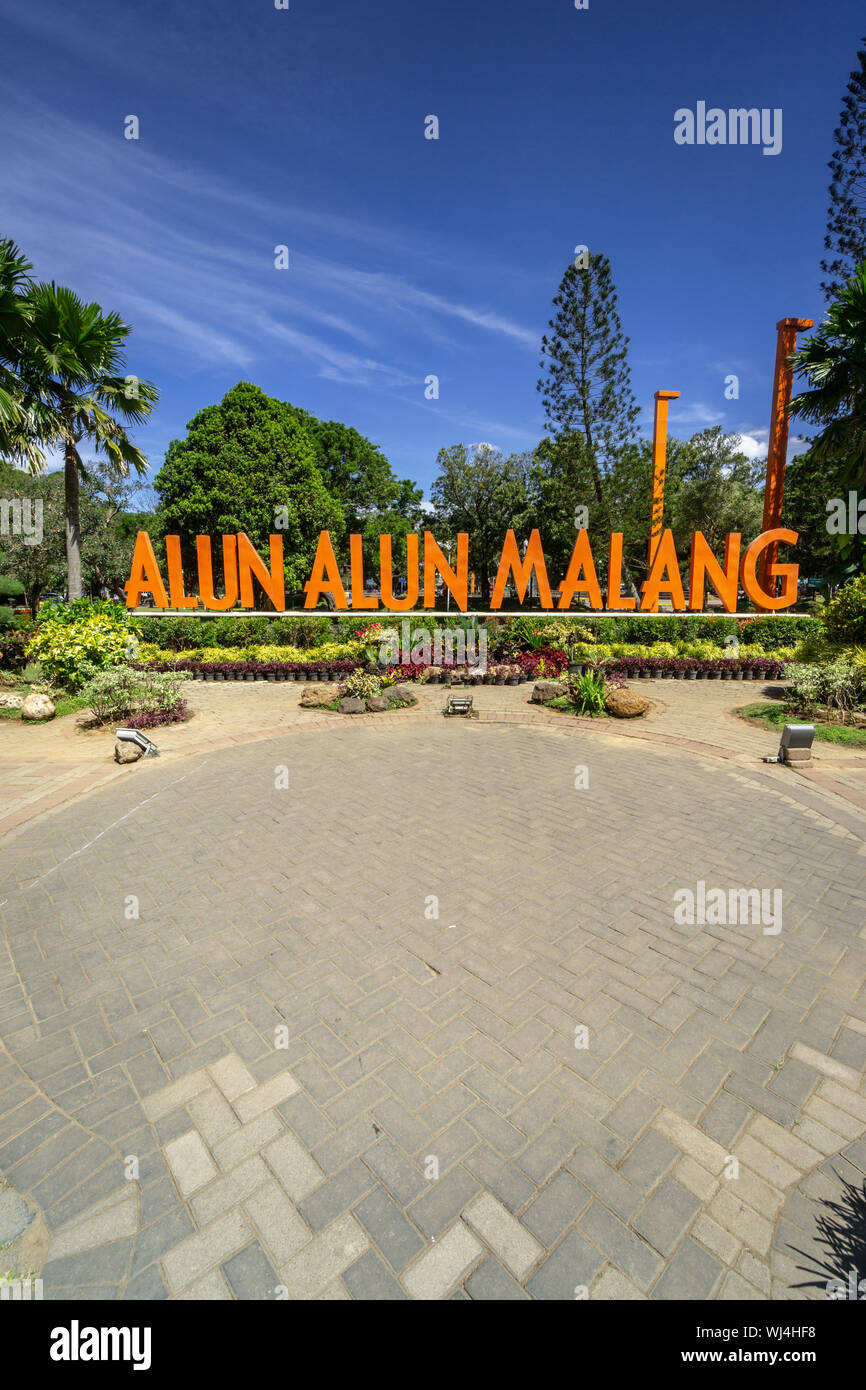 Malang meilleure destination de voyage à l'Est de Java en Indonésie Banque D'Images