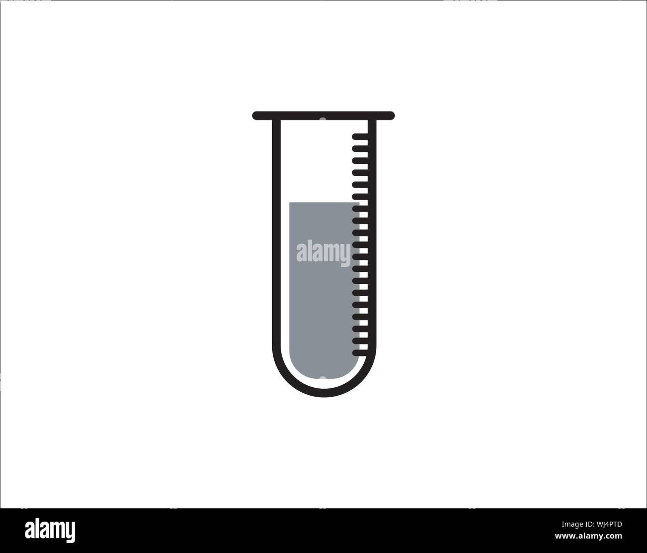 Icône thermomètre médical vecteur de contour de mesure de la température Illustration de Vecteur