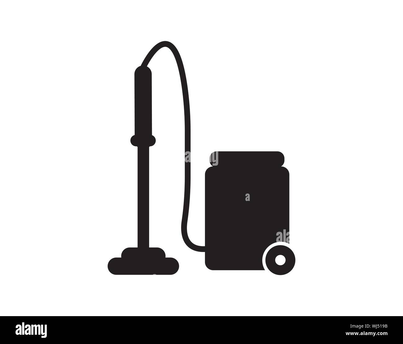 Icône de l'équipement de l'aspirateur Illustration de Vecteur