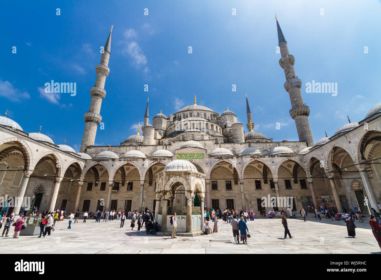 La mosquée bleue, Istanbul, Turquie. Banque D'Images