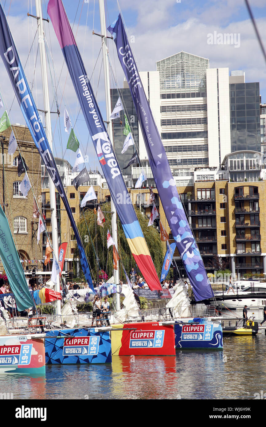 Clipper Round the World Race Banque D'Images