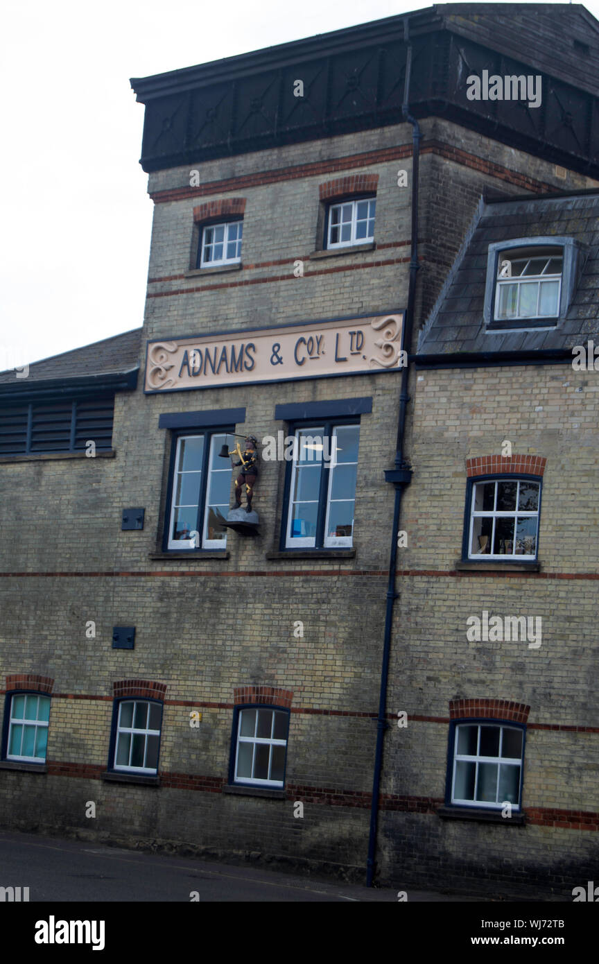 Adnams Brewery building dans la ville de Southwold, Suffolk, Angleterre, Royaume-Uni. Banque D'Images