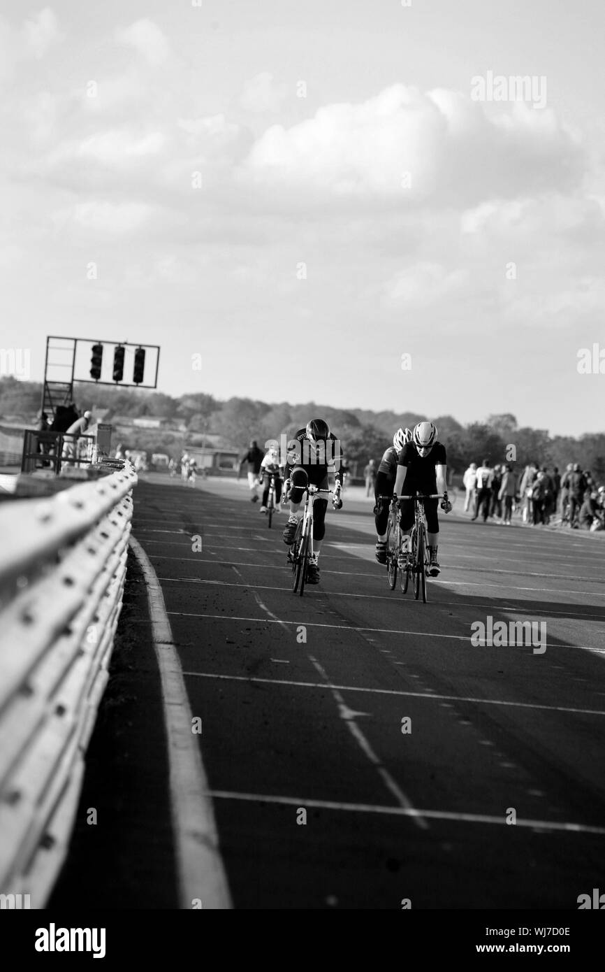 Circuit vélo Croft près de Darlington. Banque D'Images