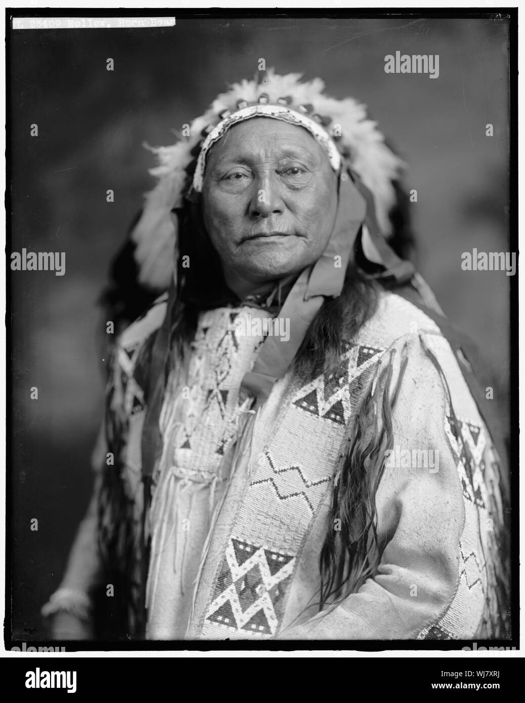 HOLLOW, corne supporter Banque D'Images