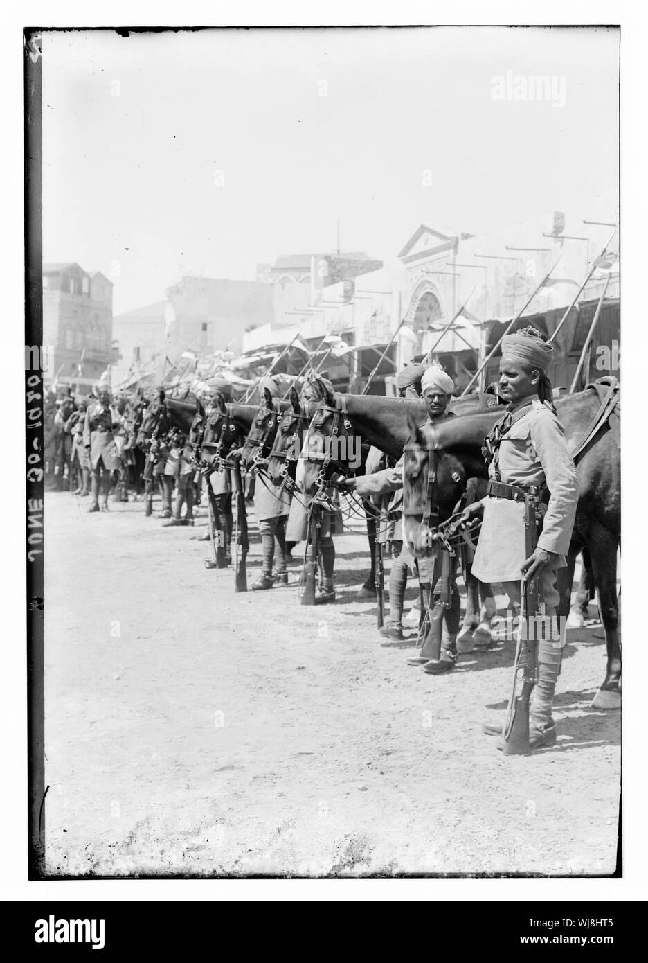 H. S. c.-à-d., Herbert Samuel l'arrivée, le 30 juin, 1920 Banque D'Images