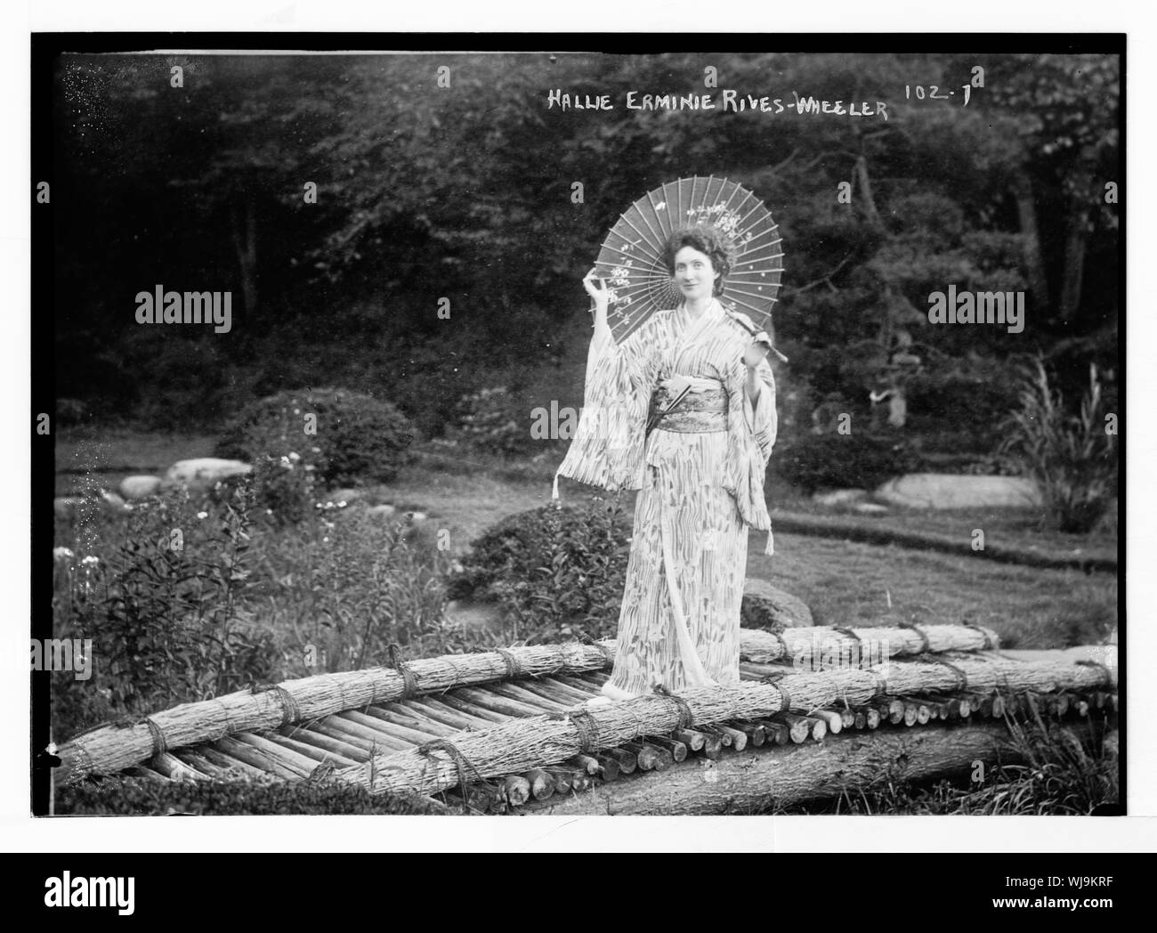 Hallie Hermine Rives-Wheeler, en japonais Banque D'Images
