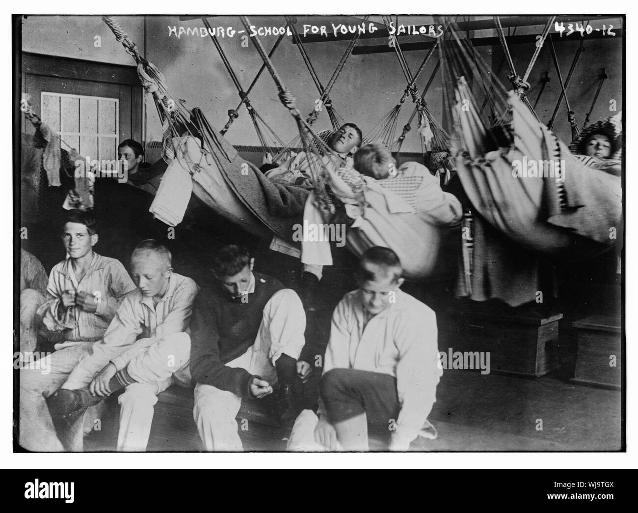 Hambourg -- école pour de jeunes marins Banque D'Images