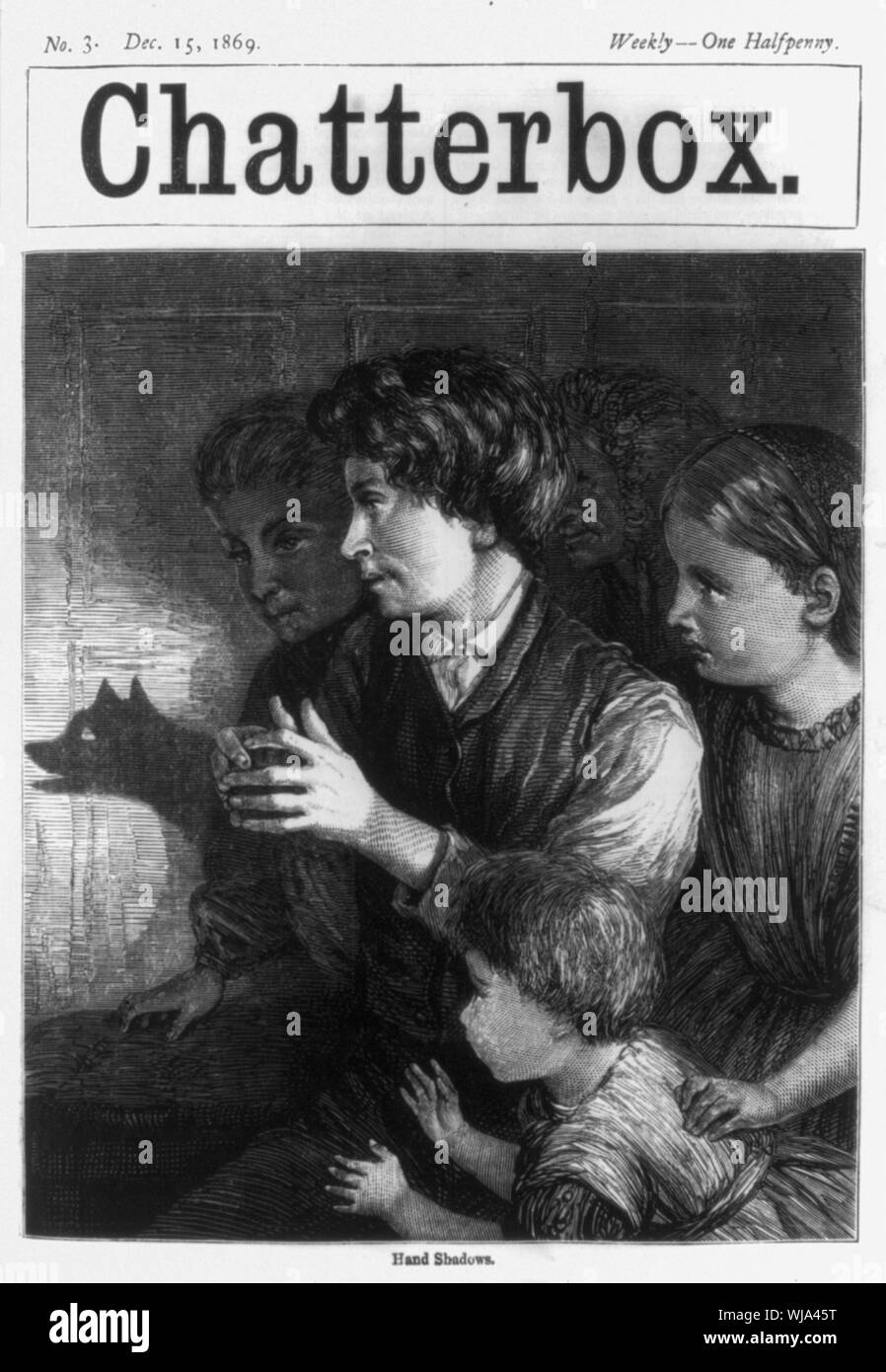 Ombres de la main Banque D'Images