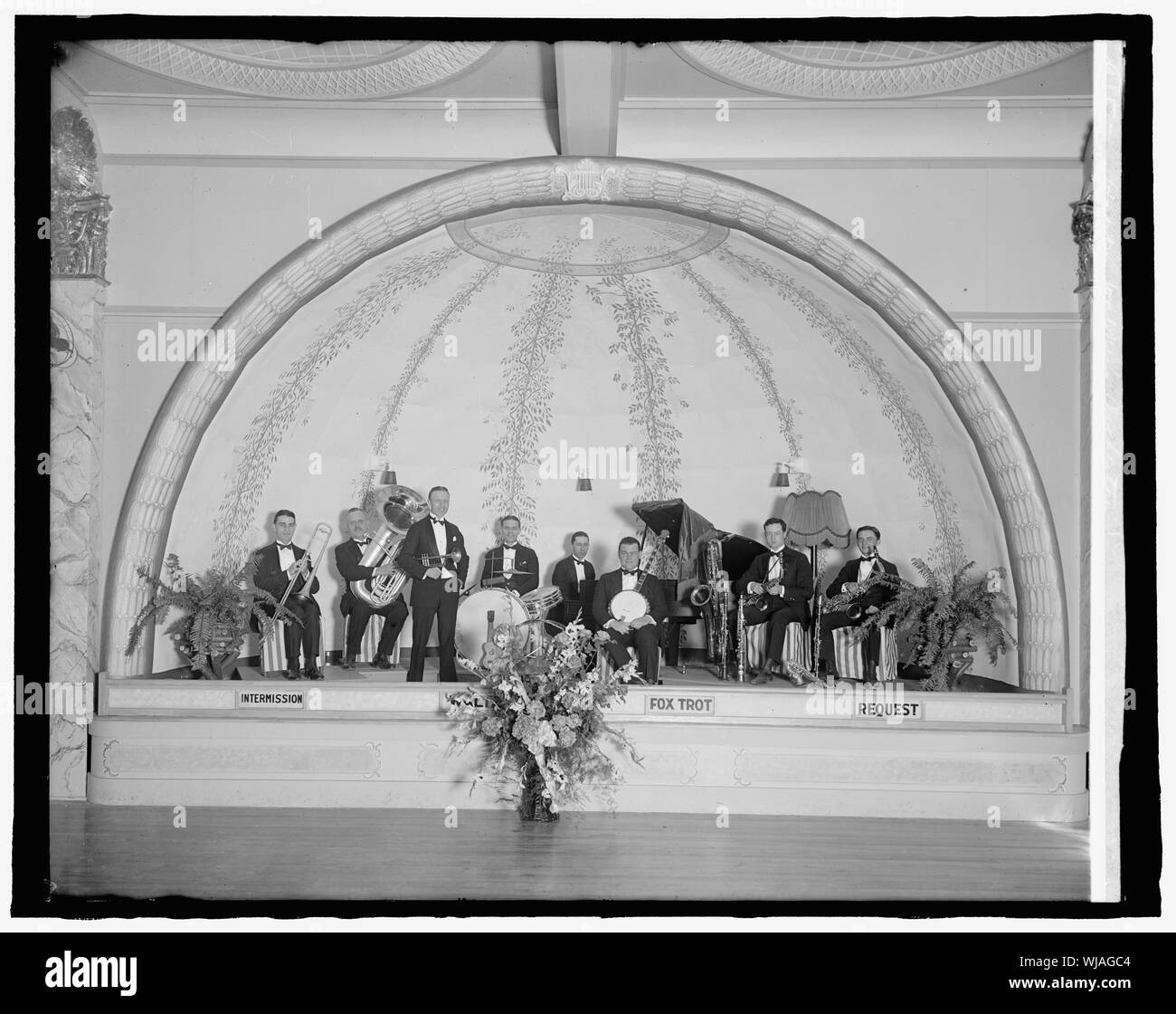 Heureux Walker's Orchestra Banque D'Images