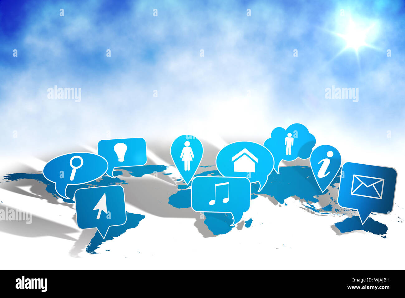 Les applications informatiques Banque D'Images