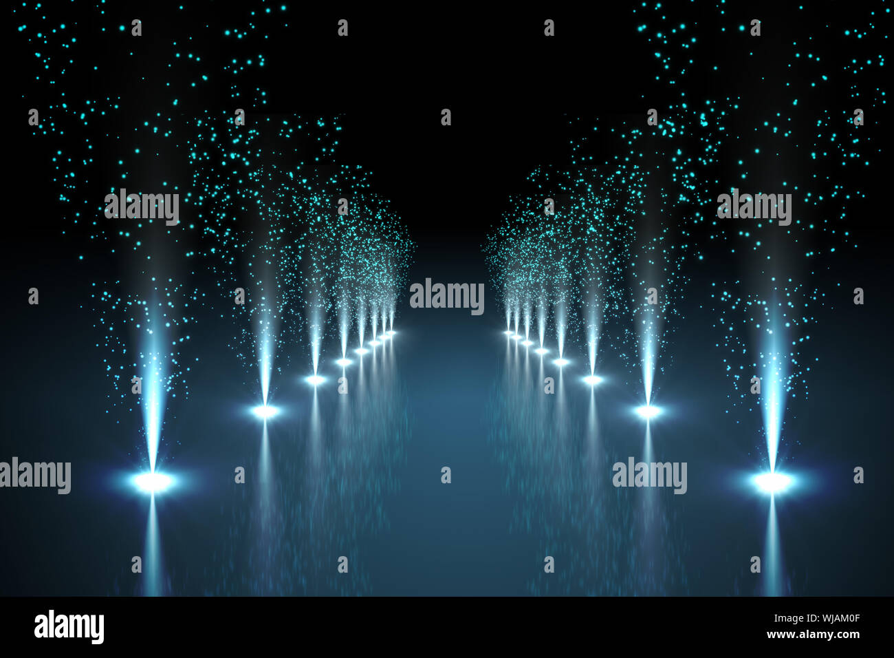 Vie nocturne Cool lights Banque D'Images