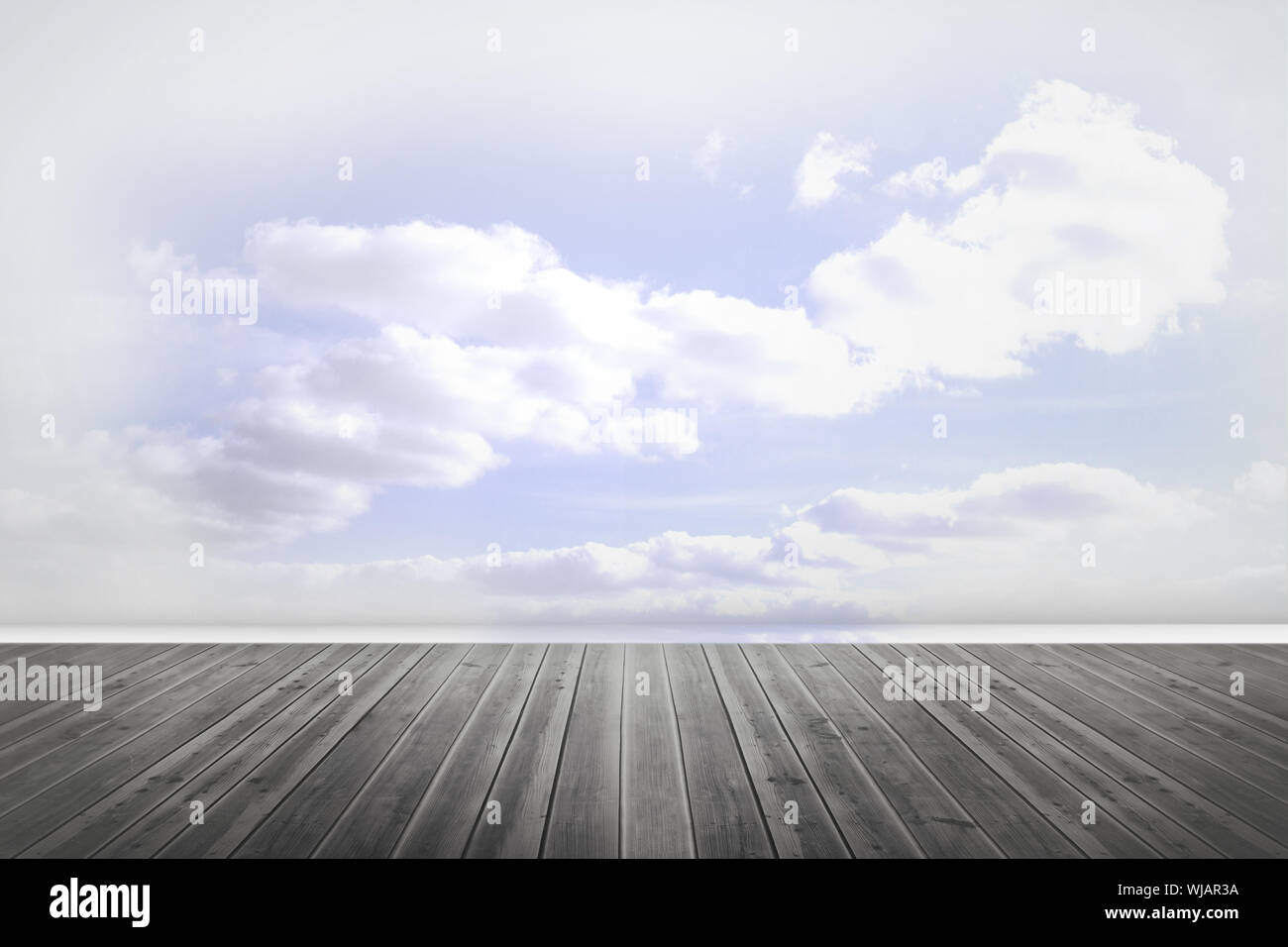 Nuages dans une chambre Banque D'Images