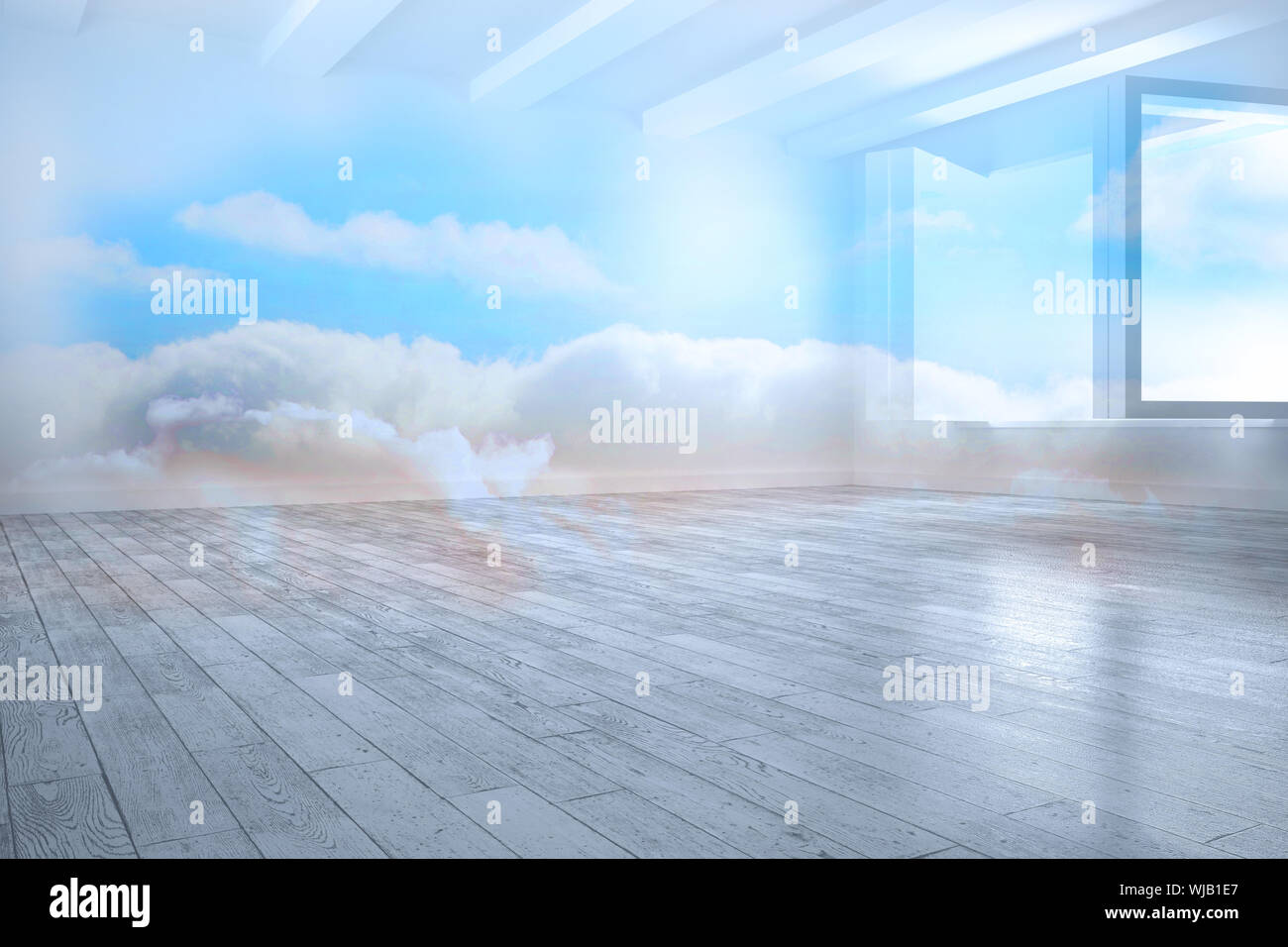 Prix avec nuage holographique Banque D'Images