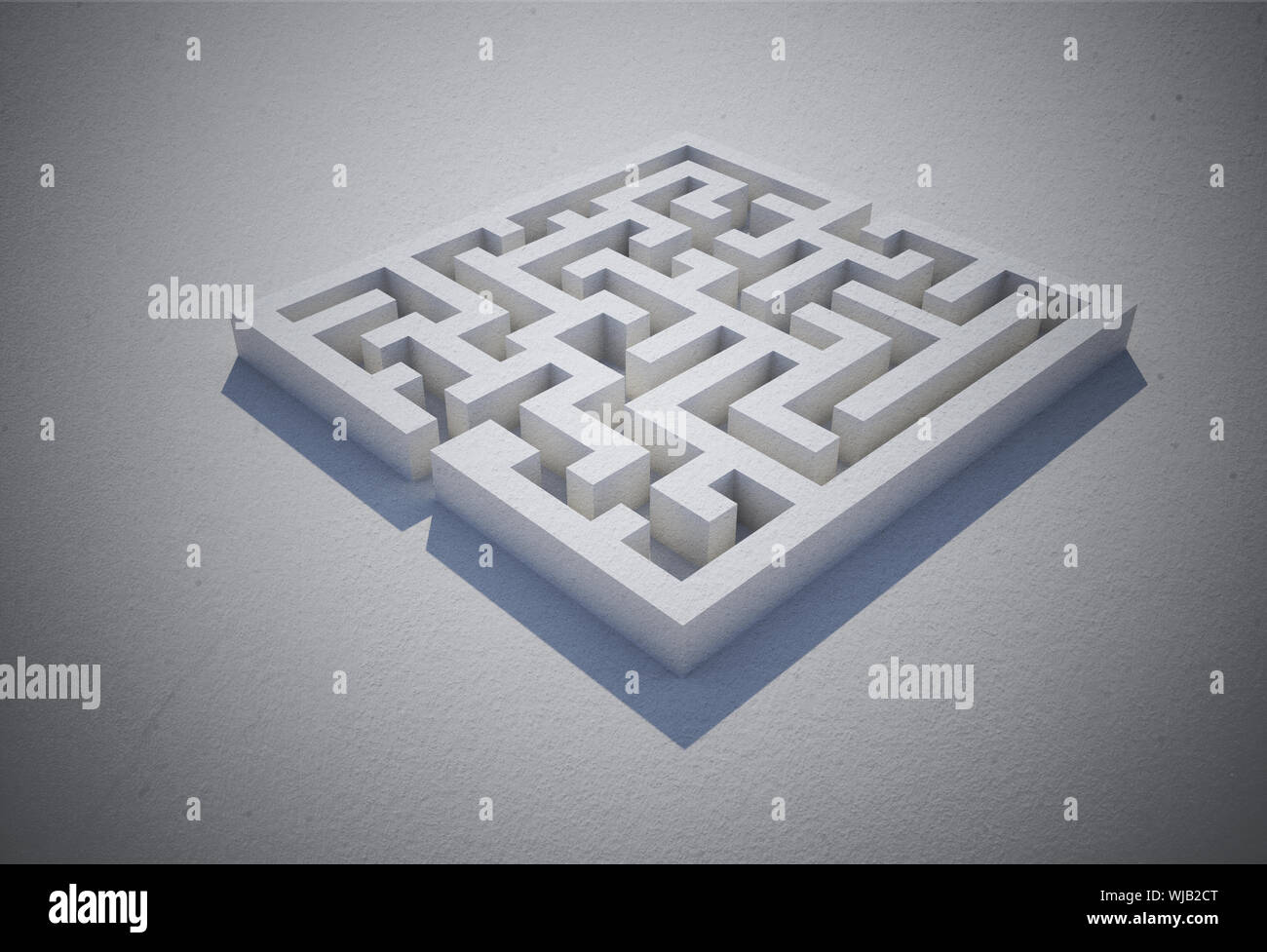 Puzzle labyrinthe Banque D'Images