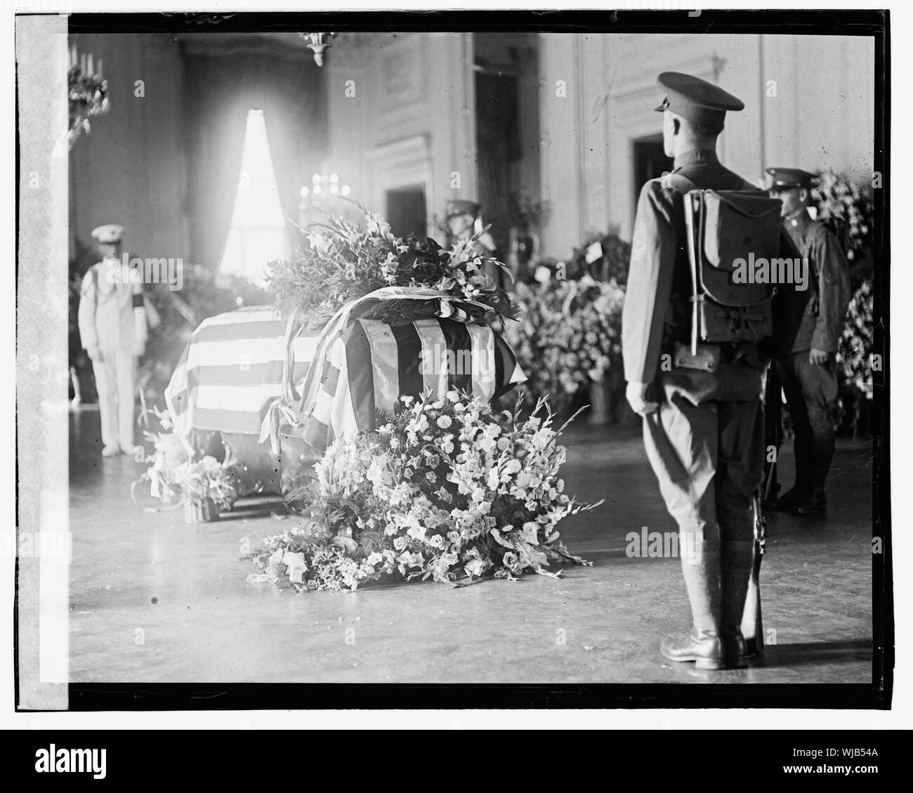 Harding funeral Banque D'Images