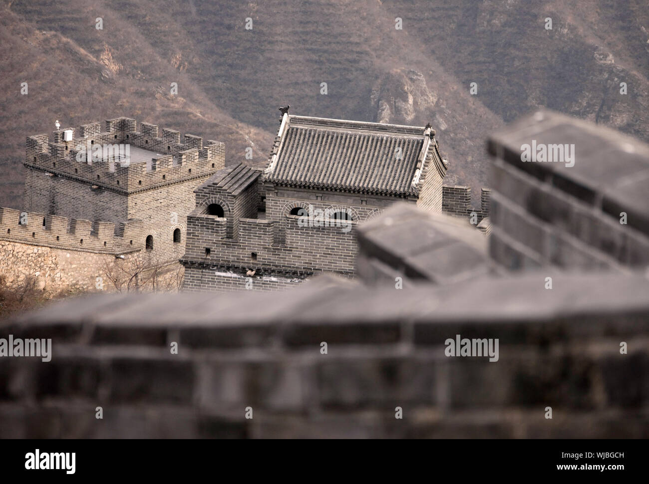 La Grande Muraille de Chine, Asie Banque D'Images