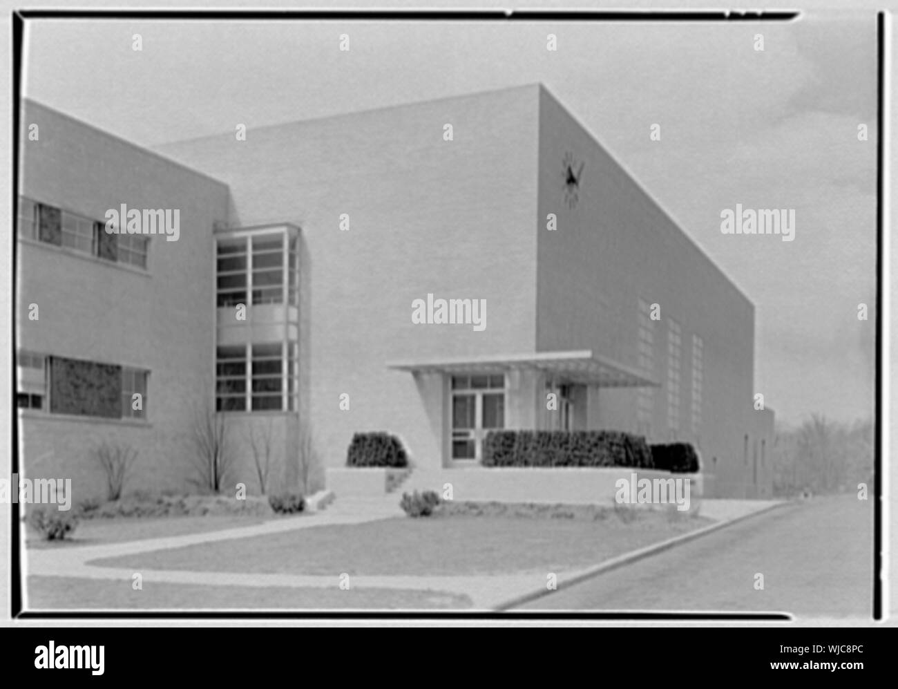 L'école secondaire Harrison, Harrison, New York. Banque D'Images