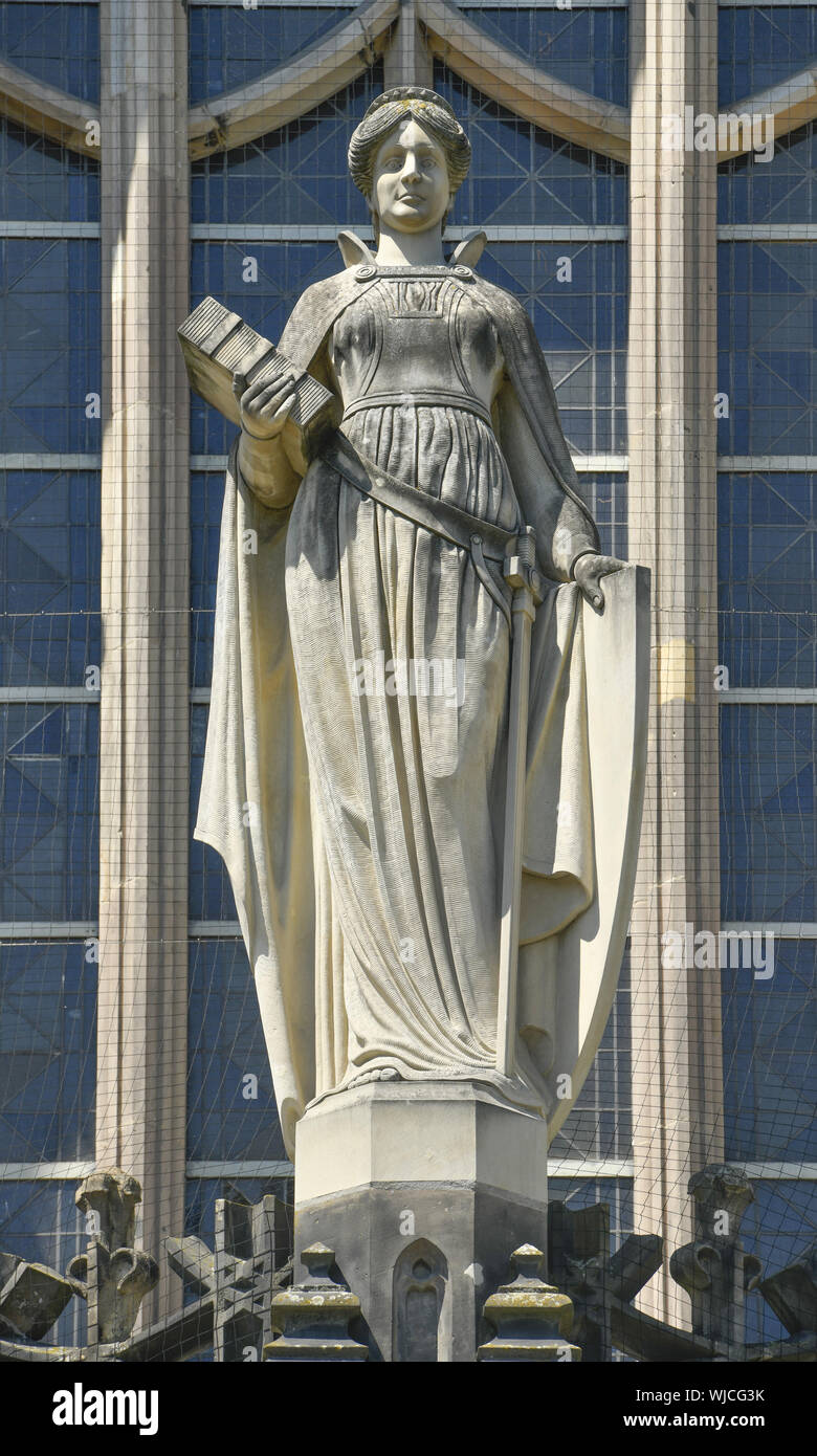 Tribunal de District, Cour de district de mariage, voir, à l'extérieur, à l'extérieur, à l'extérieur vue, vue extérieure, Berlin, bien place, l'Allemagne, figure, femme, women's fig Banque D'Images