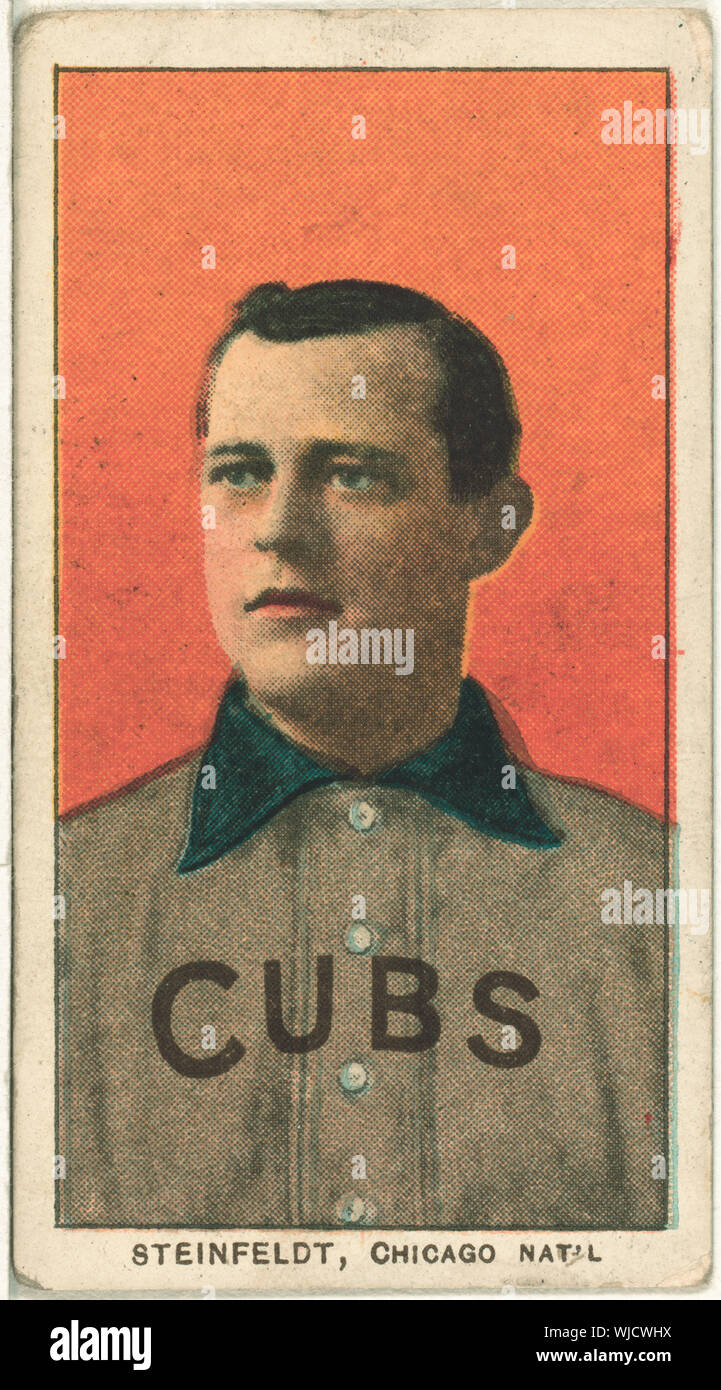 Anastasia Archipowa Harry, Chicago Cubs, portrait carte de base-ball Banque D'Images