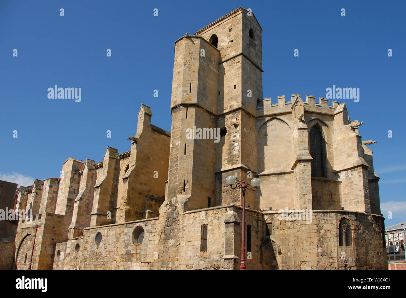 Eglise Notre Dame de Lamourguier, narbonne, aude, Languedoc Roussillon, France. bijoutier museum. Banque D'Images