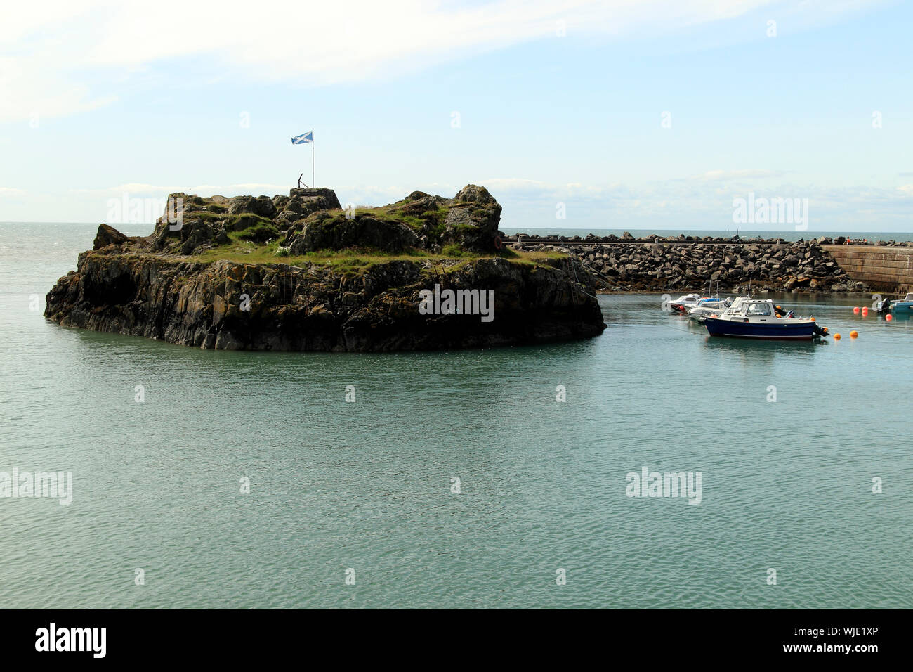 Port de Stranraer, Dumfries et Galloway, Écosse, Royaume-Uni Banque D'Images