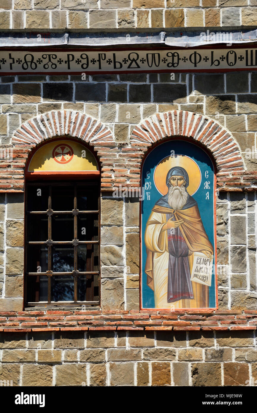 Le monastère de Troyan (Monastère de la Dormition de la Mère de Dieu) est le troisième plus grand monastère de Bulgarie. Banque D'Images