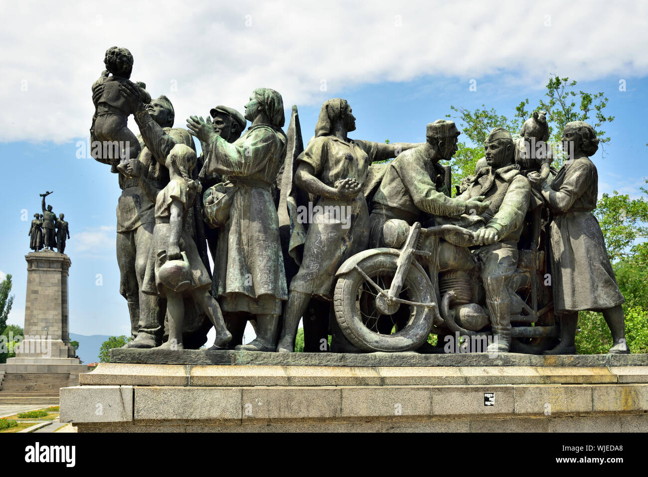 Monument à l'armée soviétique. Sofia, Bulgarie Banque D'Images