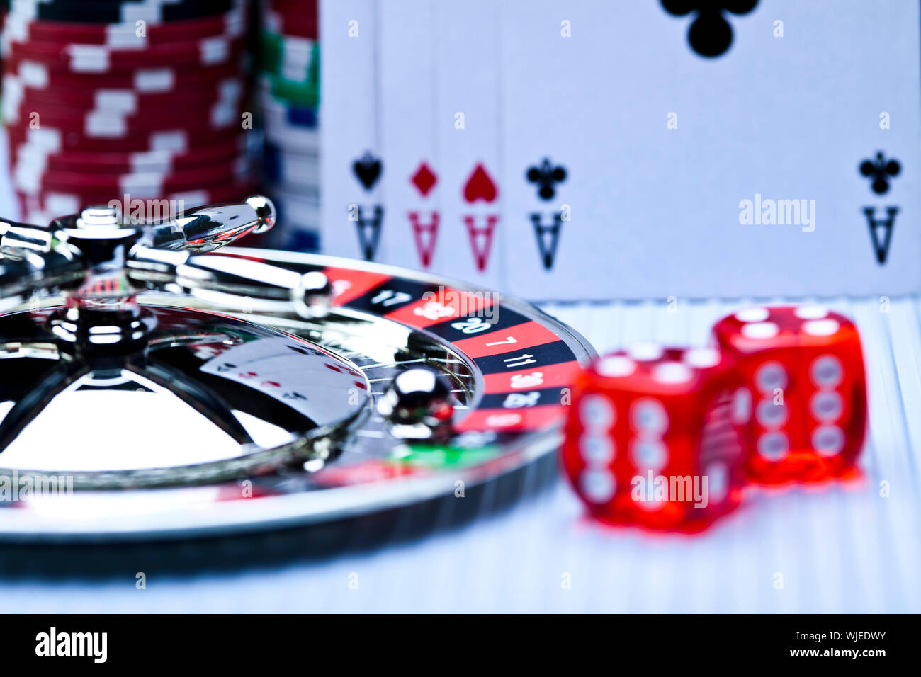 Roulette de casino Banque D'Images