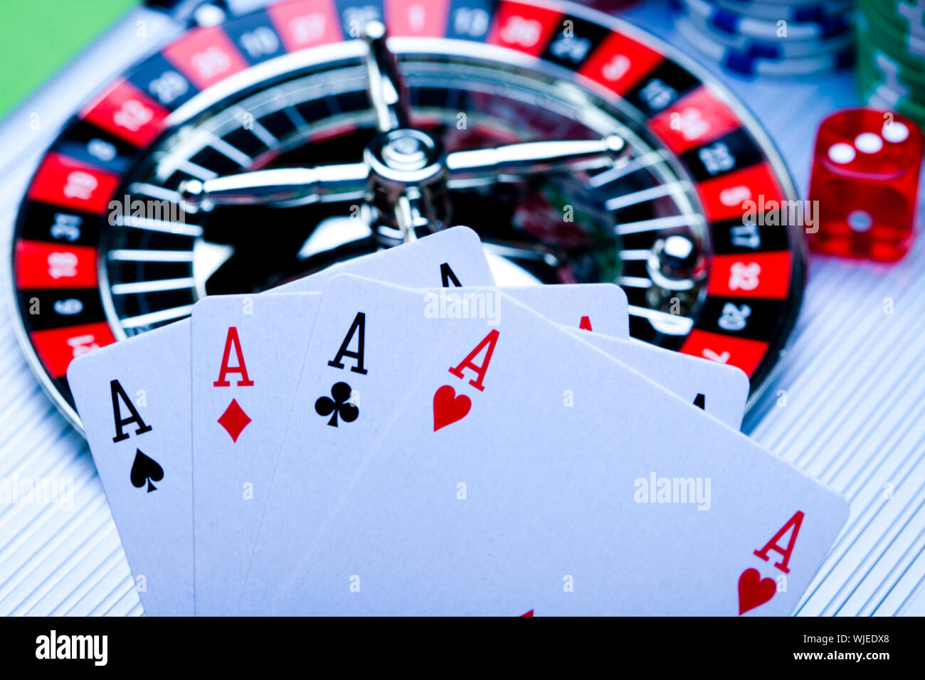 Roulette de casino Banque D'Images