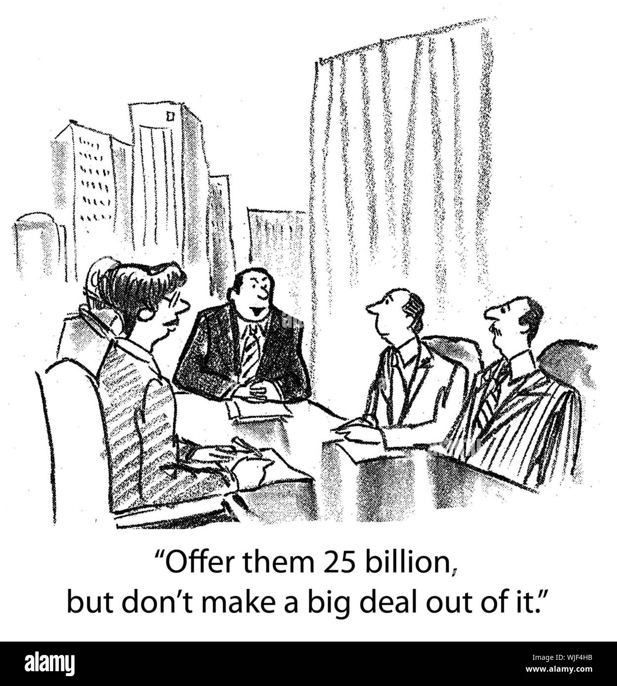 Grosse affaire Banque D'Images