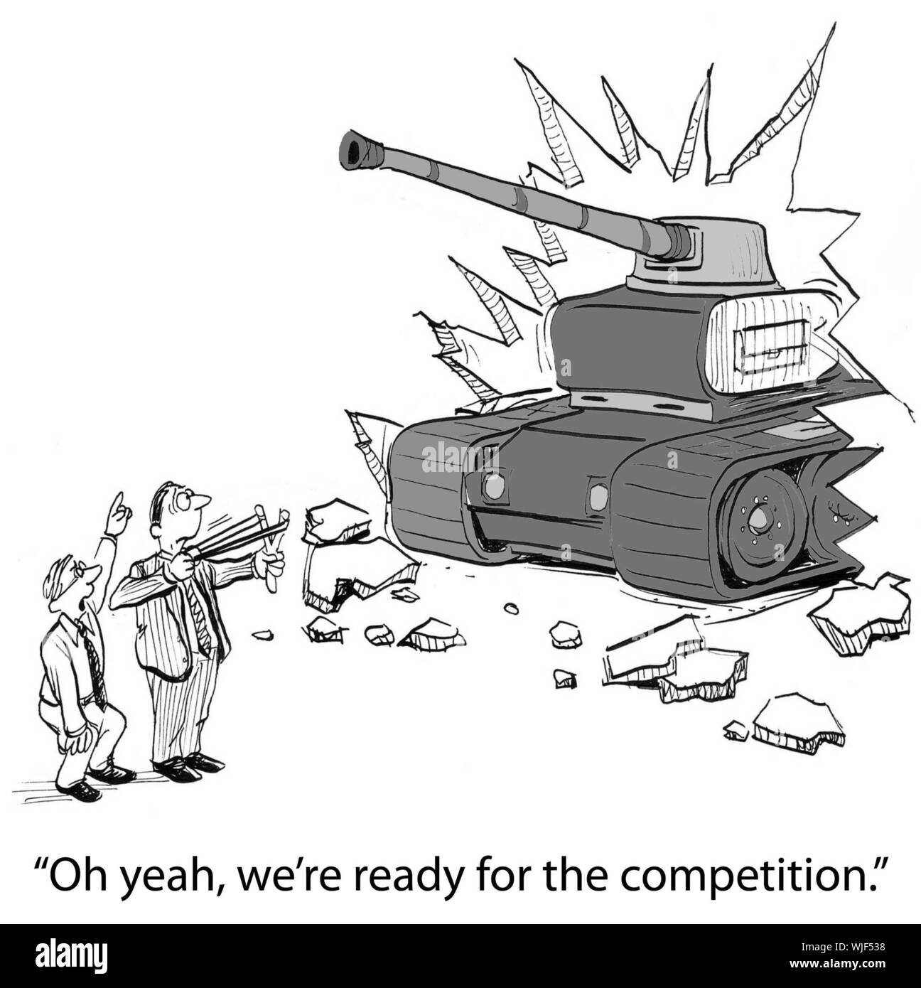 Pas encore prêt Banque D'Images