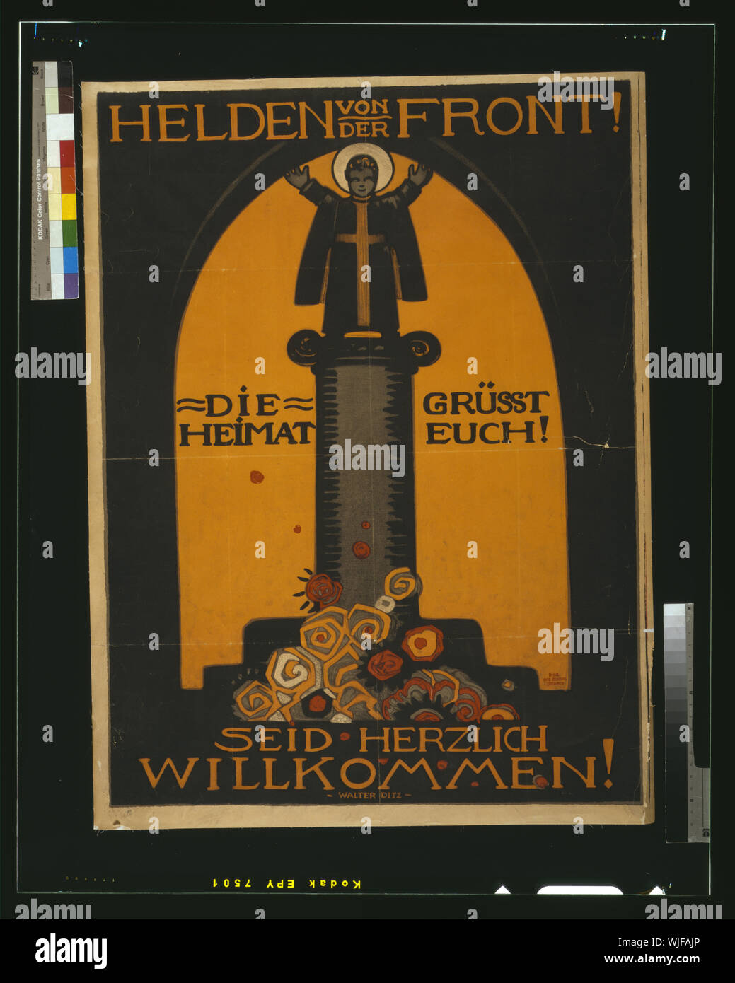 Helden von der/, die Heimat grüsst euch ! Seid herzlich willkommen ! / Ditz. Banque D'Images