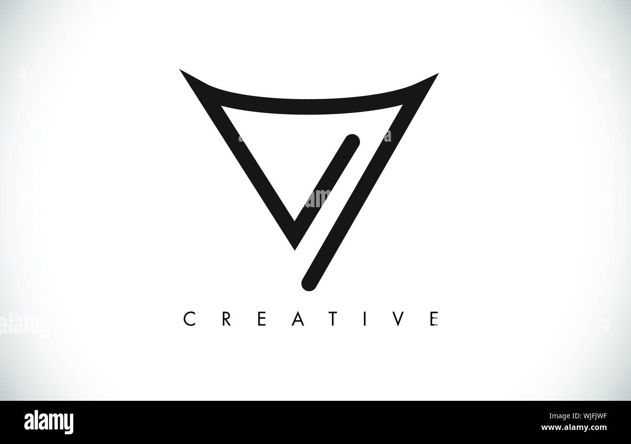 Lettre V Logo Design moderne, tendance. Lettre V avec logo icône illustration vectorielle, monogramme. Illustration de Vecteur